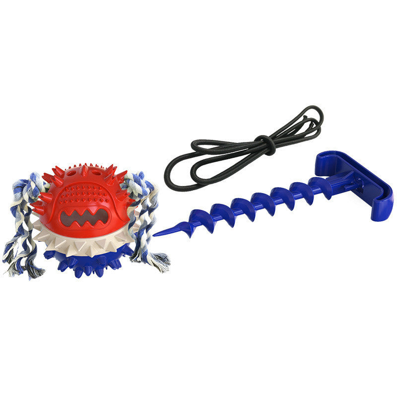 Tough Tug Ball for Teething Dogs – Outdoor Fun!