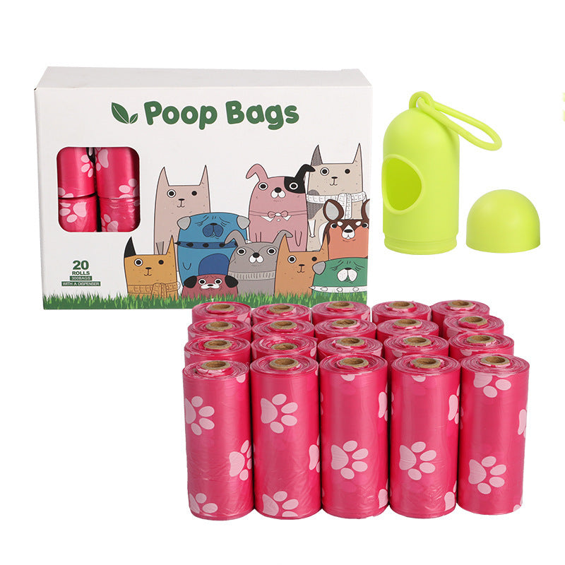 Eco-Friendly Dog Poop Bags with Dispenser – Clean & Easy!
