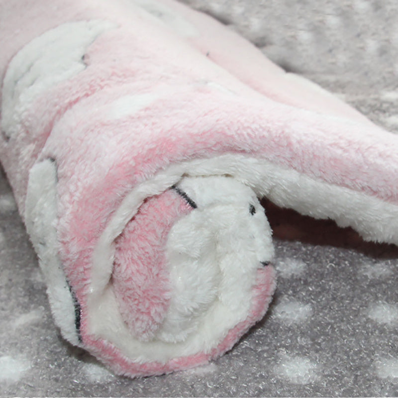 Cozy Cloud Fleece Bed for Dogs & Cats