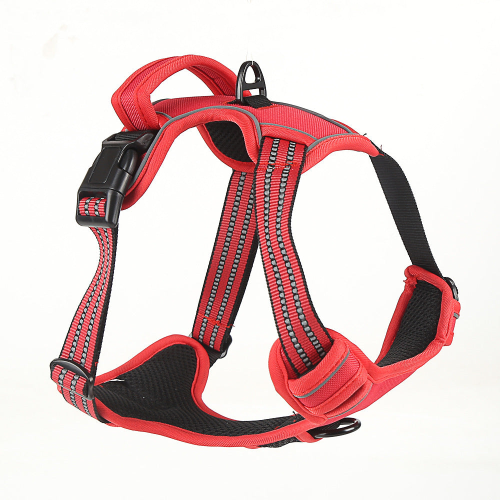 No-Pull Reflective Dog Harness – Comfy, Safe & Stylish