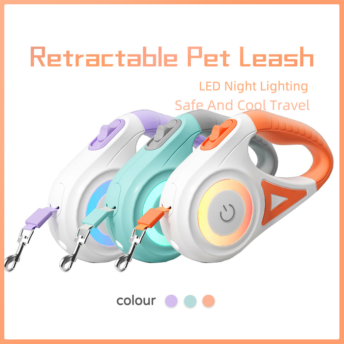 Walk Your Dog Stylishly with Lights & Comfort!