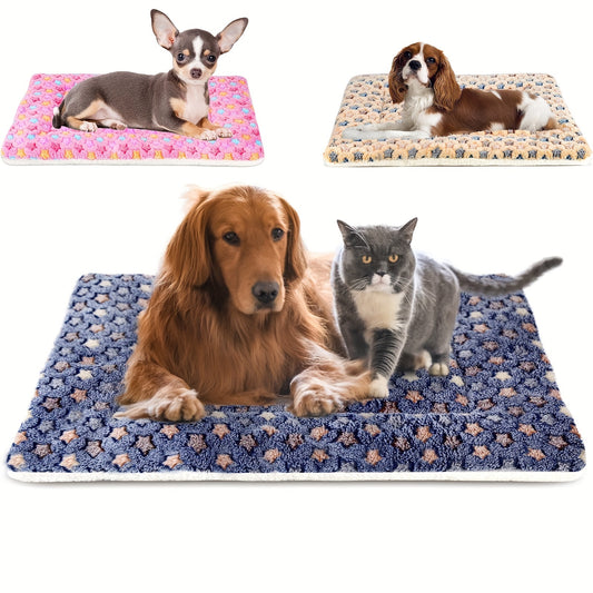 Cozy Cloud Fleece Bed for Dogs & Cats