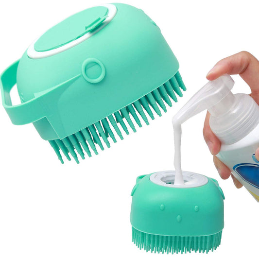 Soapy Paws: Pet Shampoo & Massage Brush